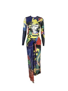 JEAN PAUL GAULTIER S/s 1999 Japanese Kabuki Samurai Mesh Set