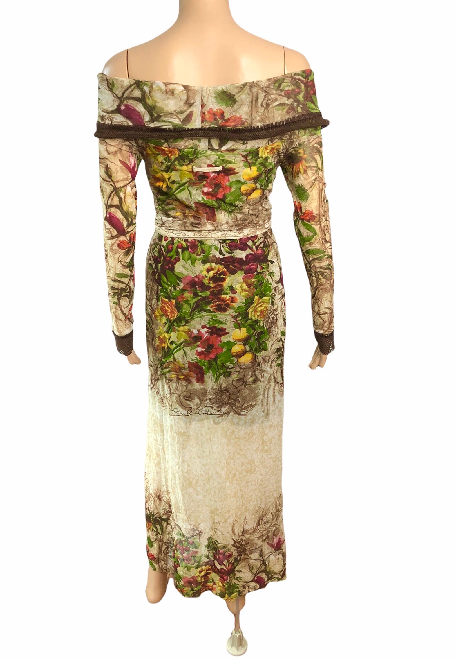 jean paul gaultier floral dress