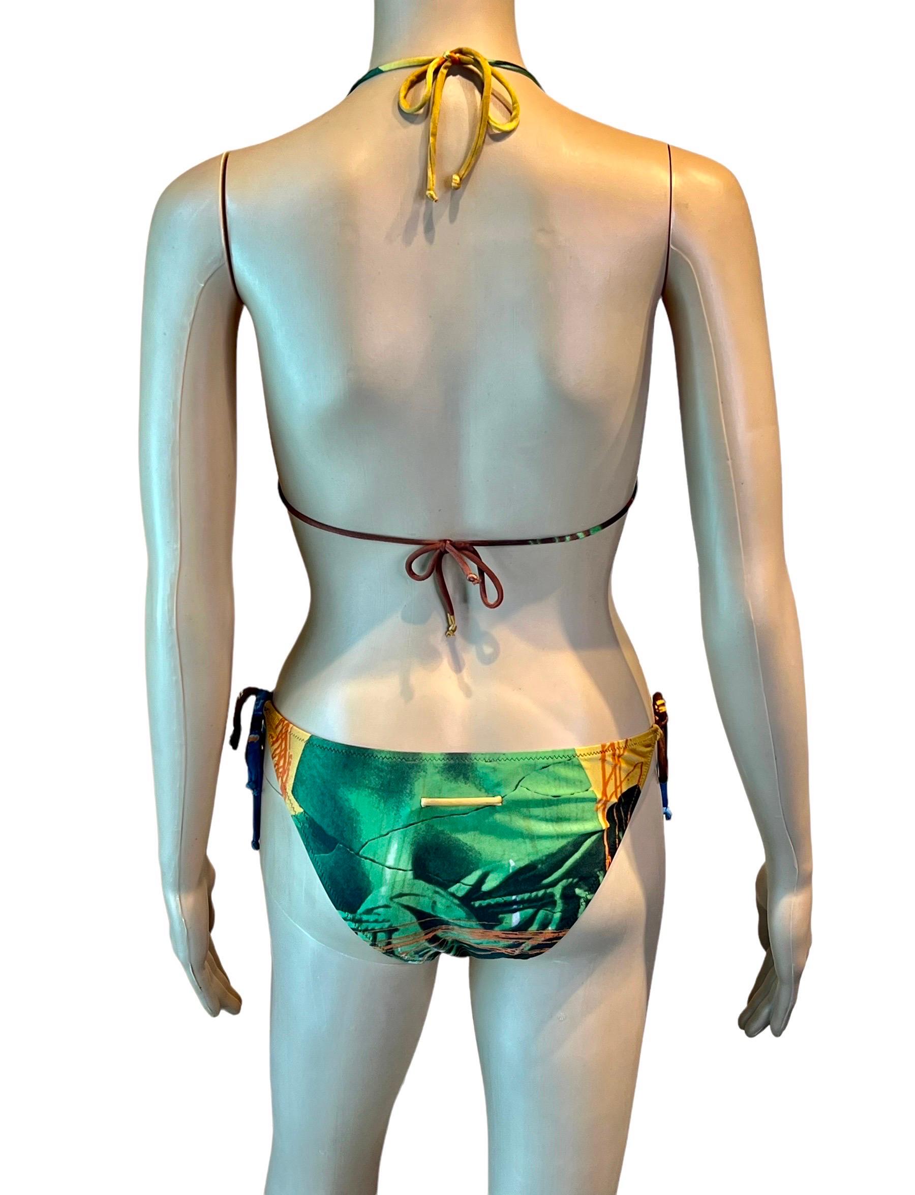 Brown Jean Paul Gaultier S/S 1999 Venus de Milo Bikini Swimwear Swimsuit 2 Piece Set For Sale