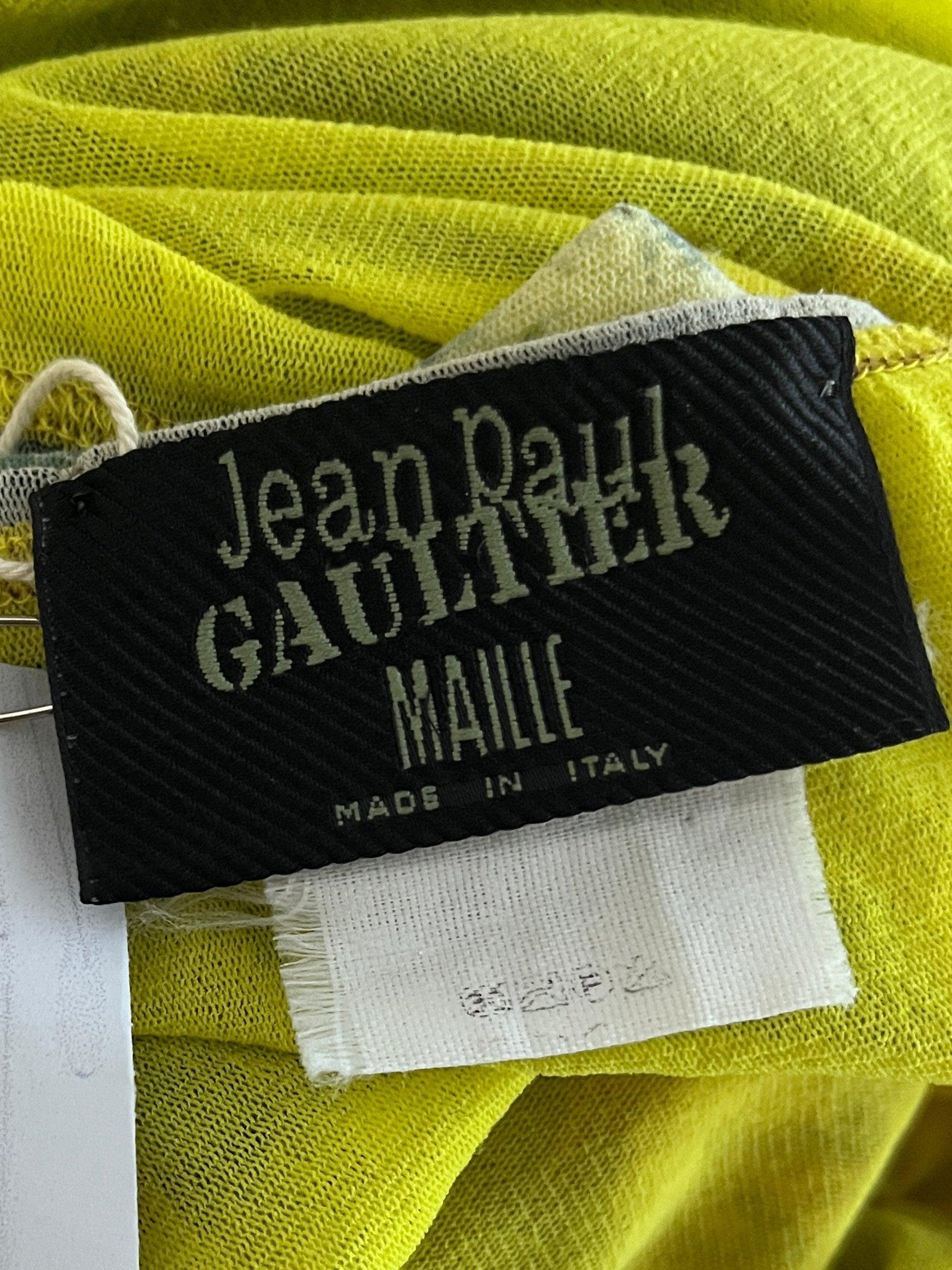 JEAN PAUL GAULTIER S/s 1999 Venus De Milo Ensemble kimono en maille en vente 6
