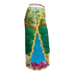 Jean Paul Gaultier S/S 2000 Bacteria Print Wrap Skirt