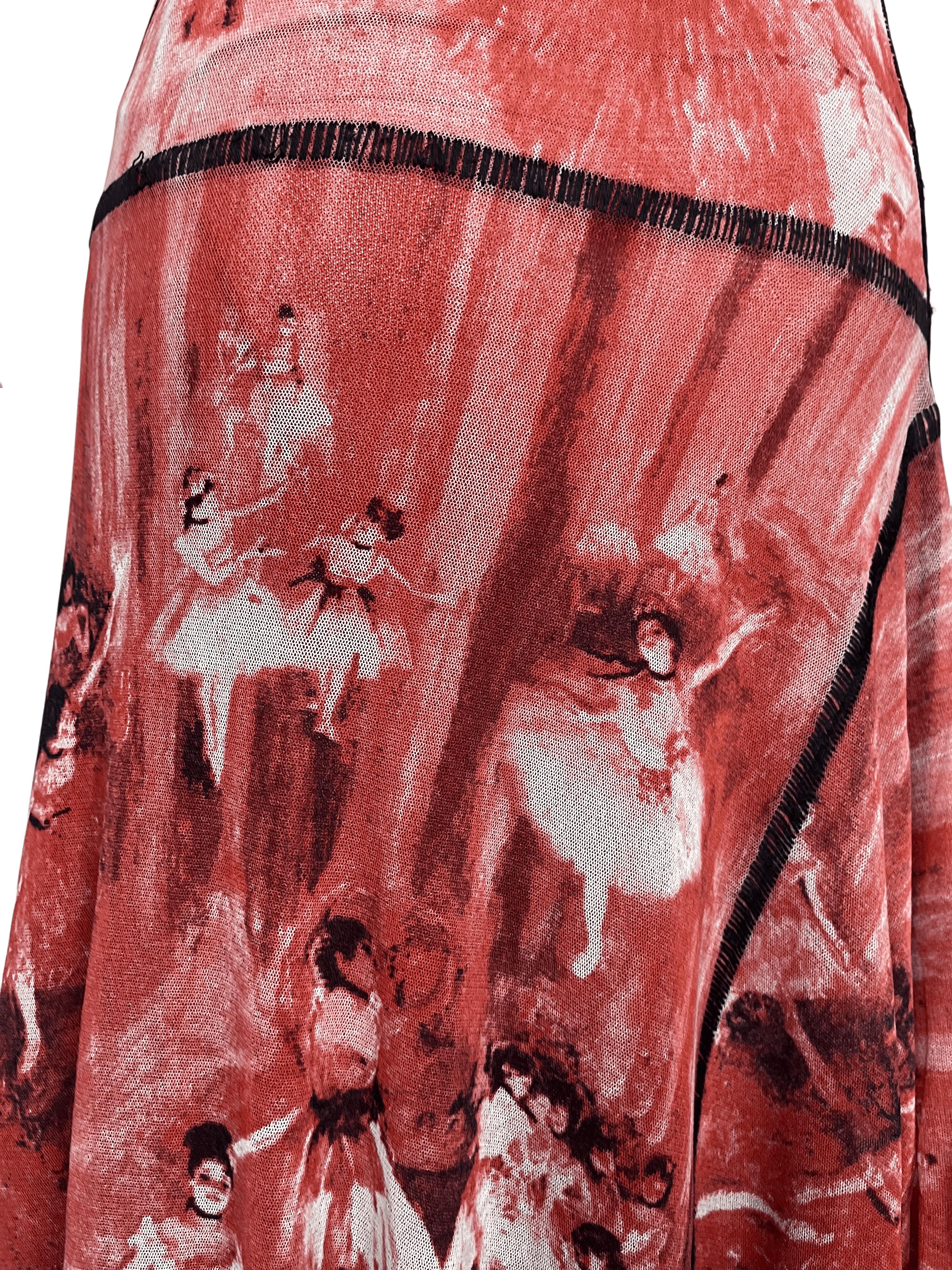 JEAN PAUL GAULTIER - Vestito con orlo svasato Degas Degas P/E 2003 in vendita 6