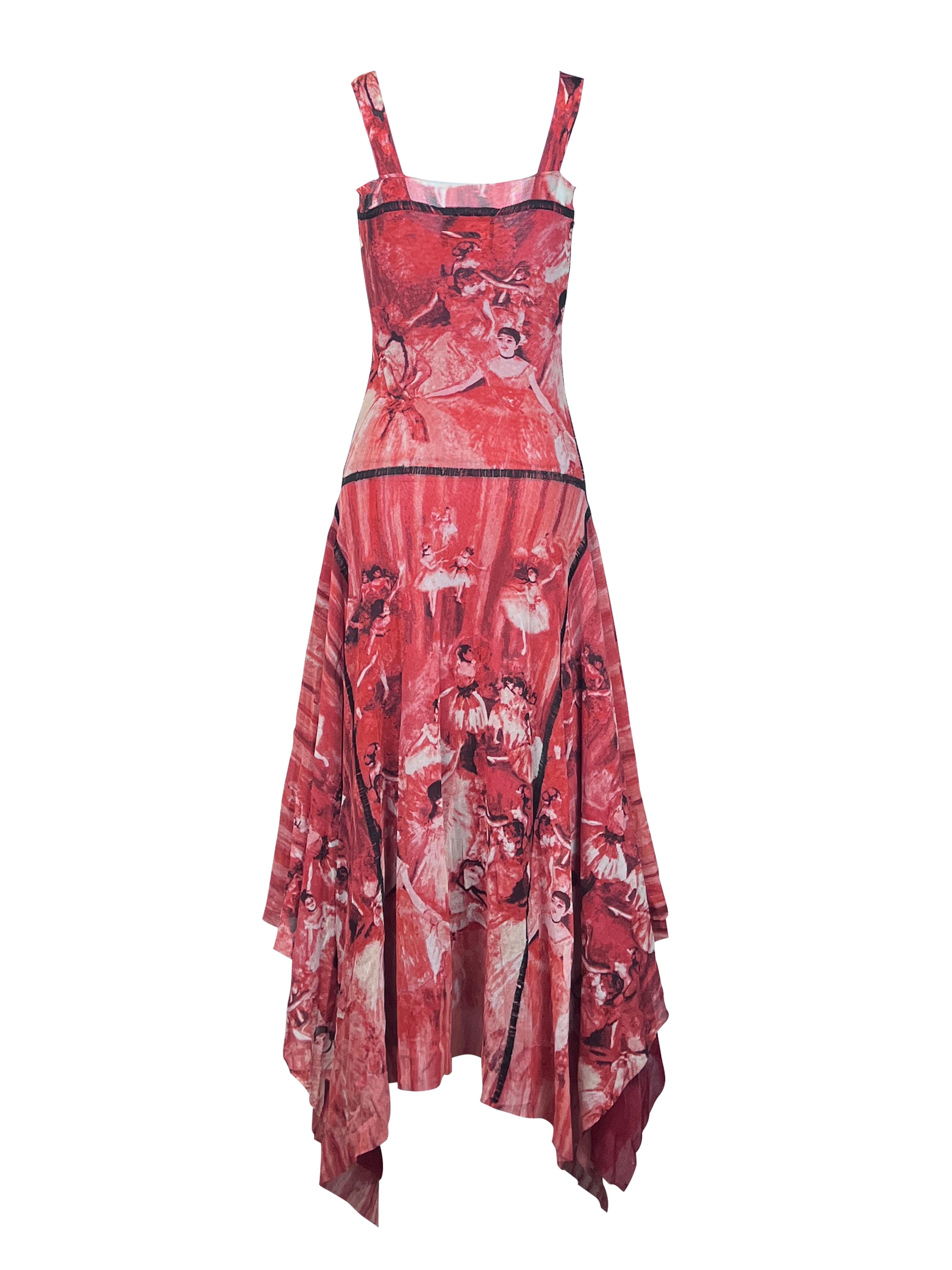 Donna JEAN PAUL GAULTIER - Vestito con orlo svasato Degas Degas P/E 2003 in vendita