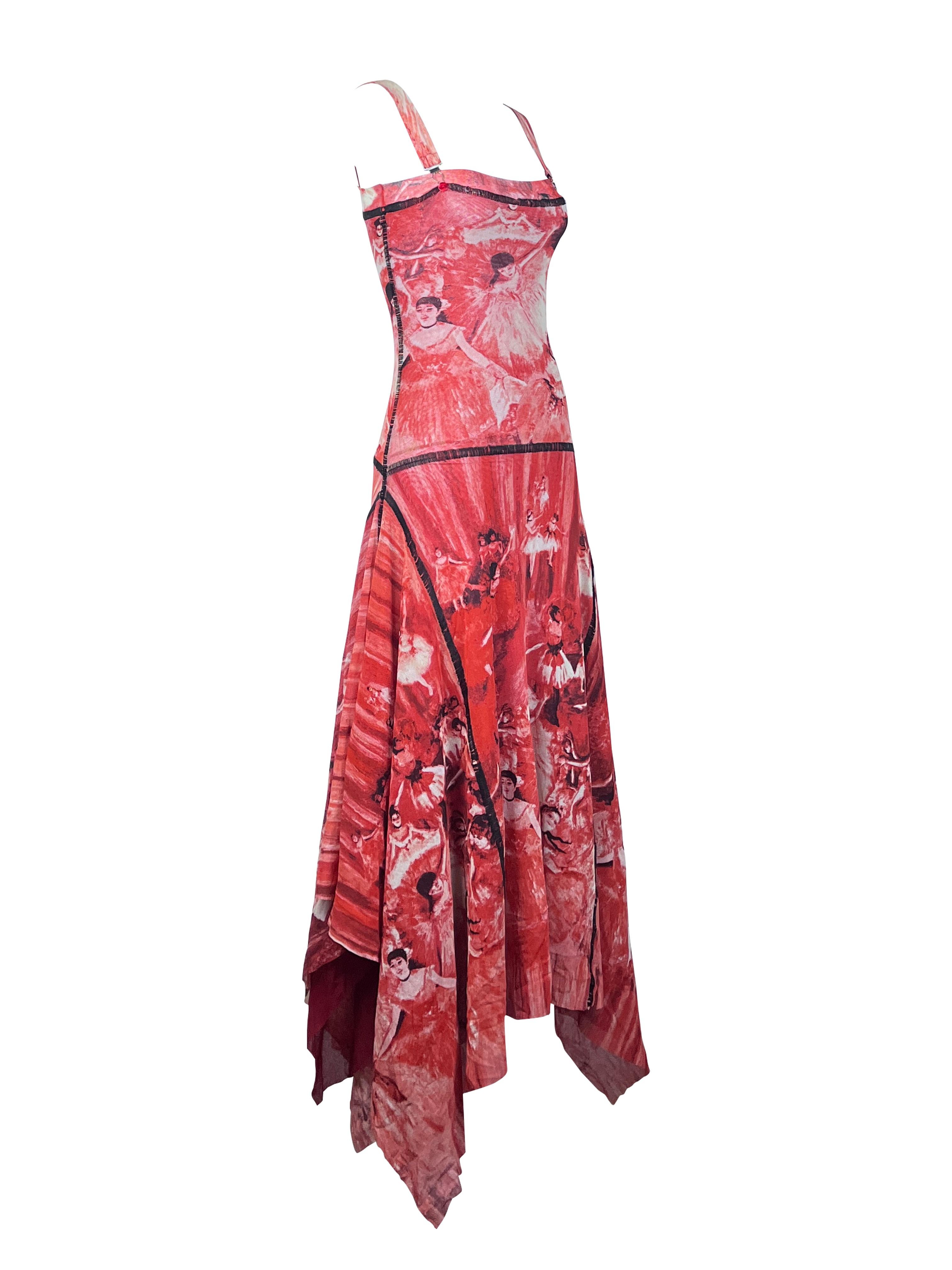 JEAN PAUL GAULTIER - Vestito con orlo svasato Degas Degas P/E 2003 in vendita 1