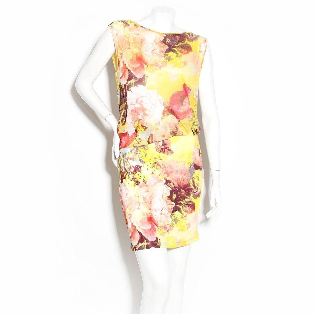 Jean Paul Gaultier S/S 2006 Floral Dress In Good Condition In Los Angeles, CA