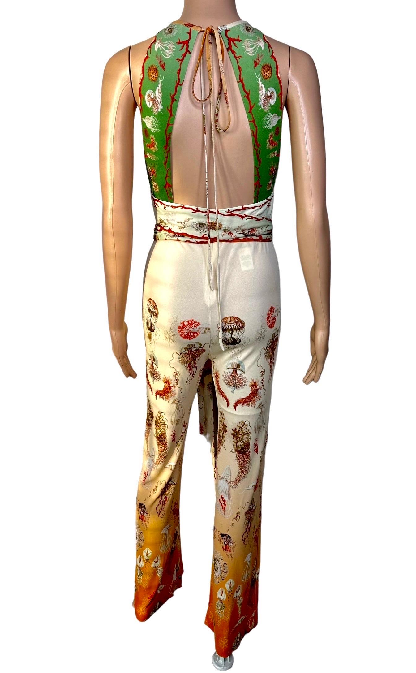 Jean Paul Gaultier S/S 2008 Romper à dos nu avec ceinture et découpe dans le dos en vente 2