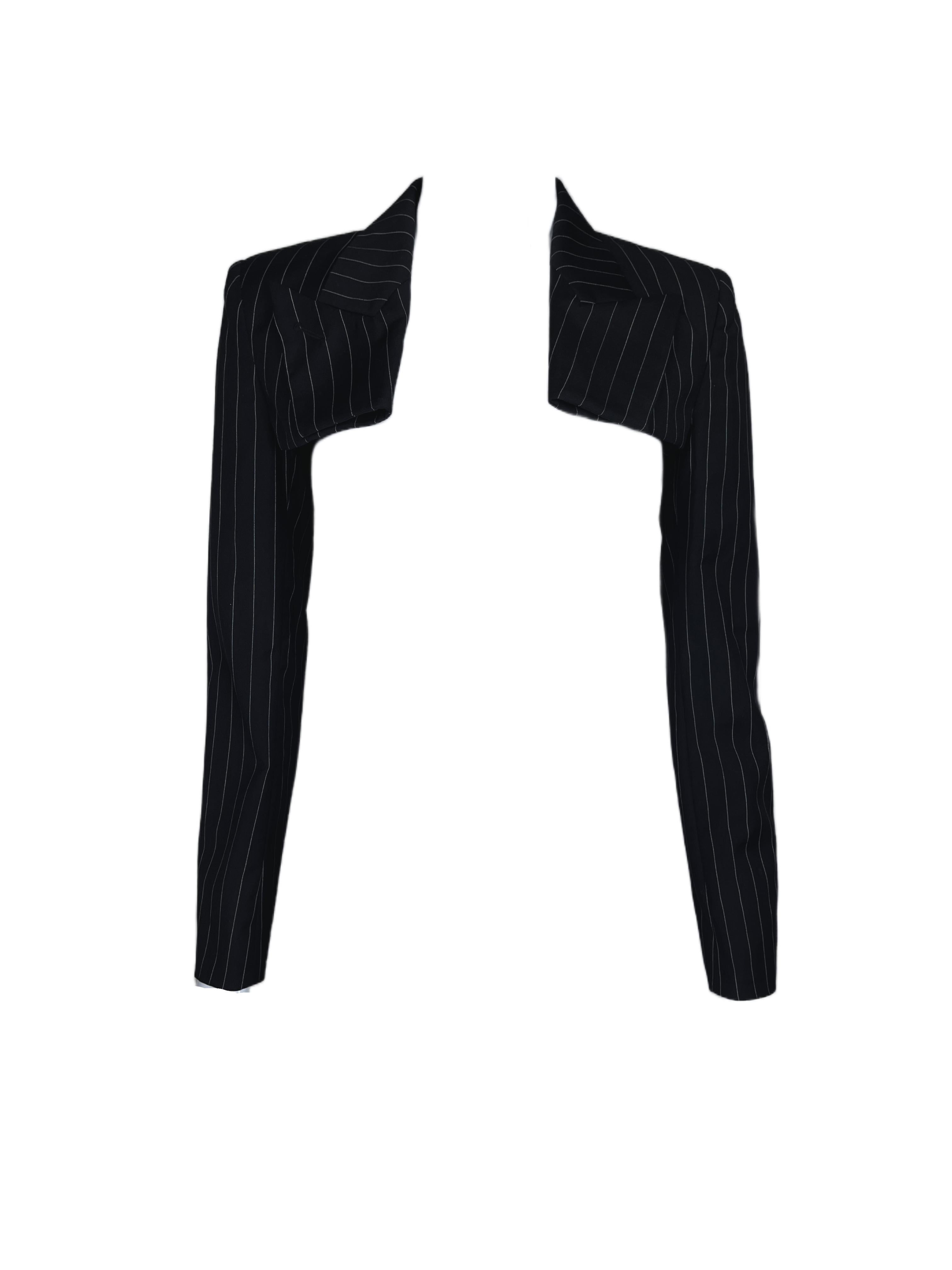 Donna JEAN PAUL GAULTIER S/s 2013 Detachable Corseted Striped Blazer in vendita