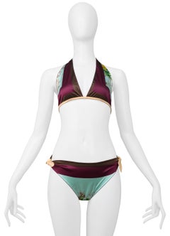 Jean Paul Gaultier Satin Handkerchief Scarf Bikini