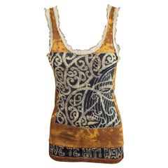 Jean Paul Gaultier Tank aus durchsichtigem Mesh