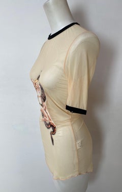 Jean Paul Gaultier Transparenter Tattoo-Twee