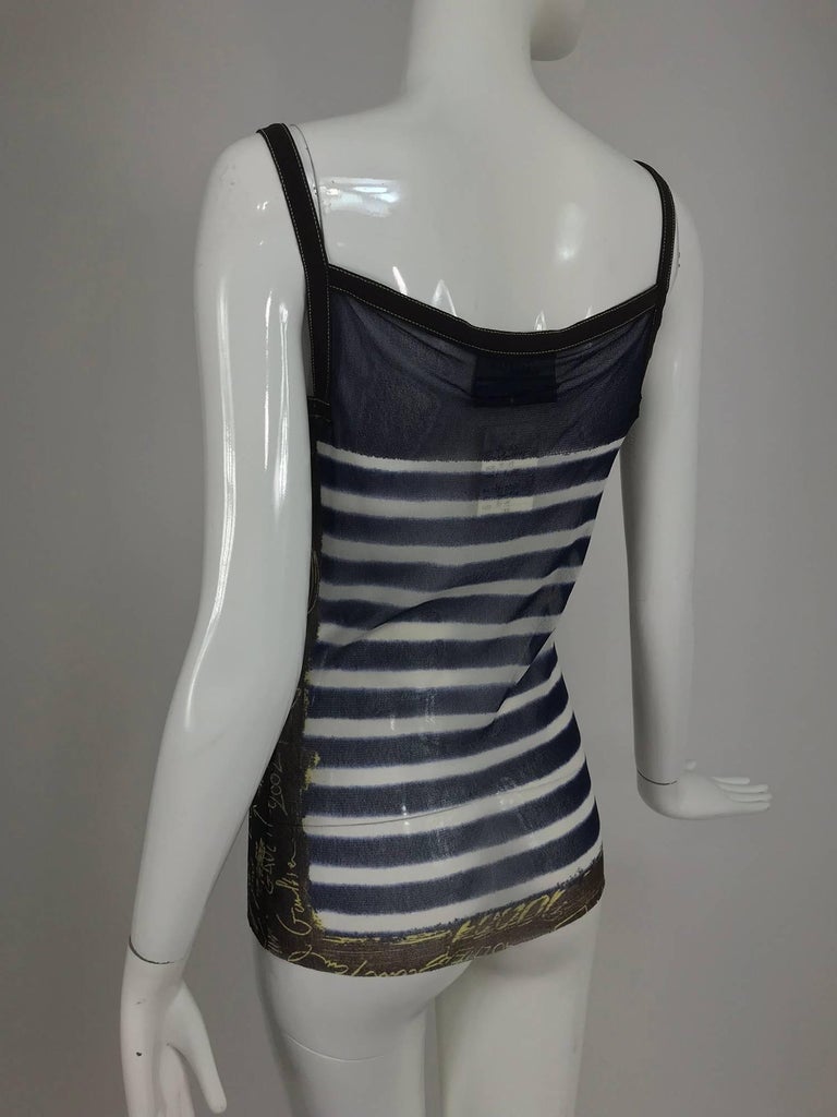 JEAN PAUL GAULTIER nautical mesh top main image 0