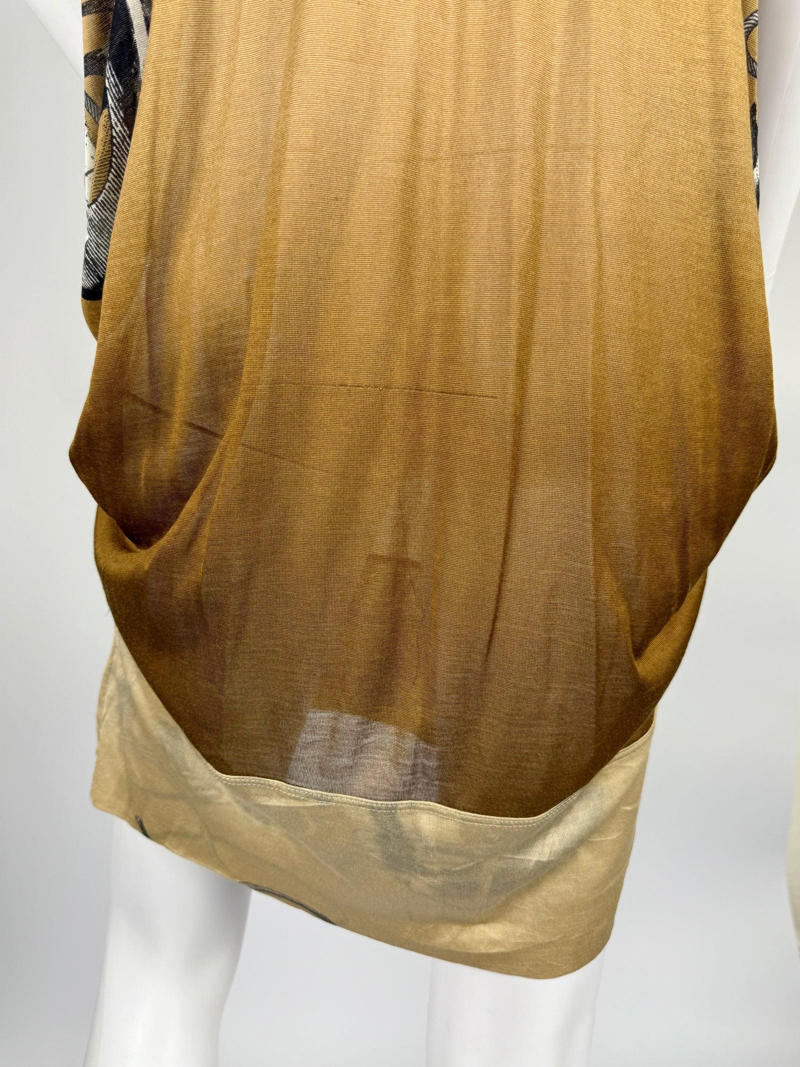 Jean Paul Gaultier Grafisches Seidenkleid, um 2000 im Angebot 2