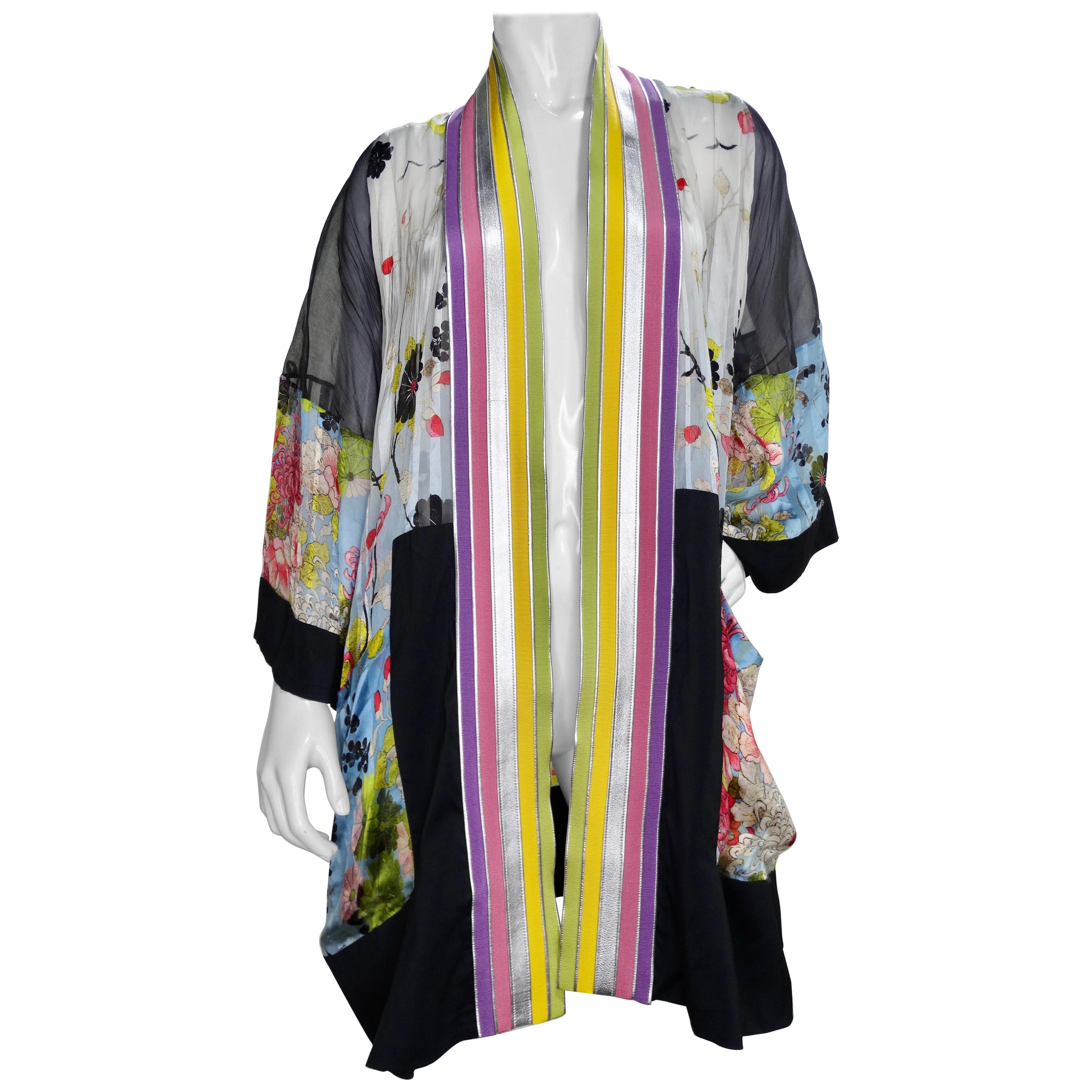 Jean Paul Gaultier Silk Kimono Jacket