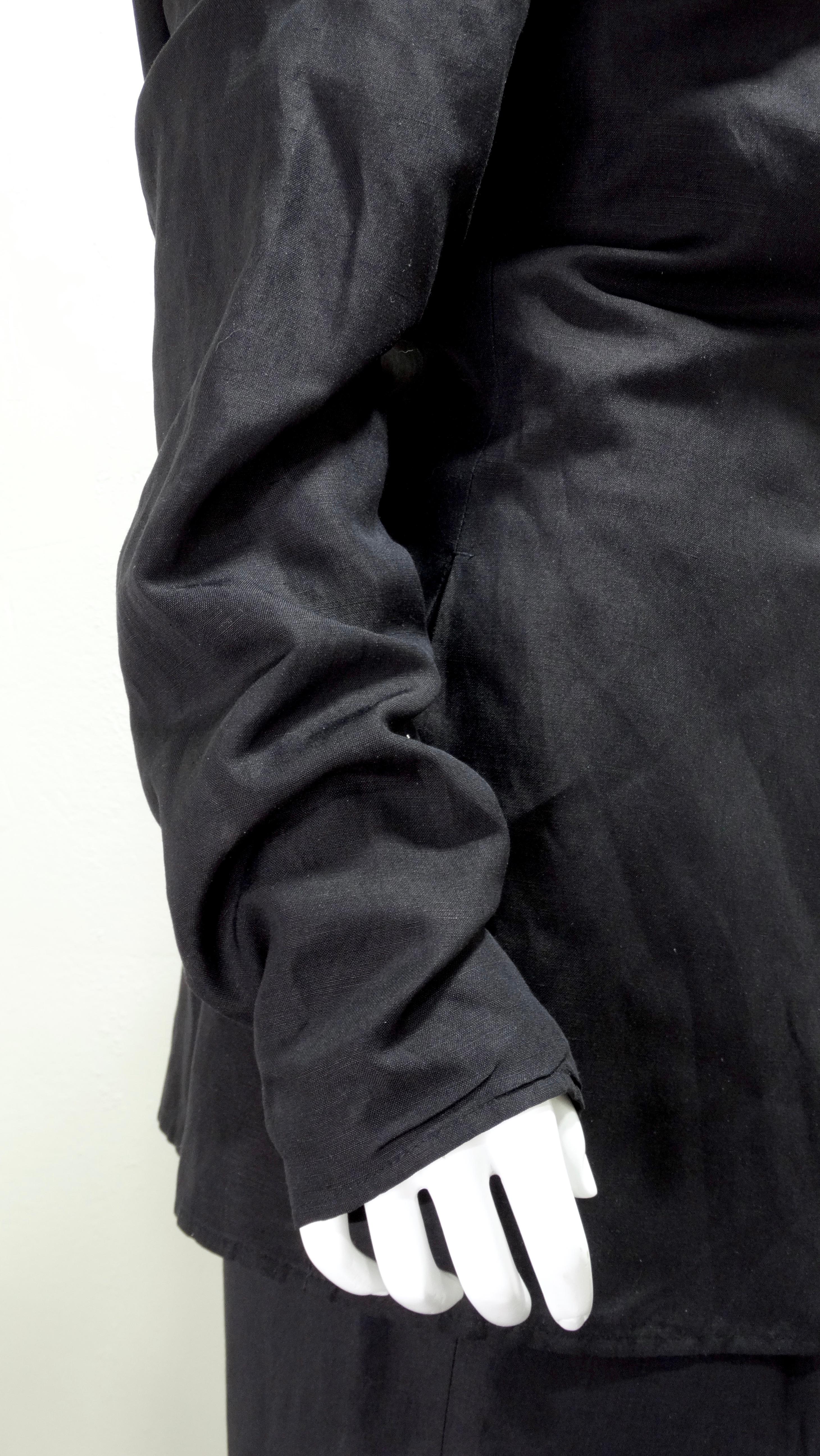 Jean Paul Gaultier Silk/Linen Trouser Matching Set 1