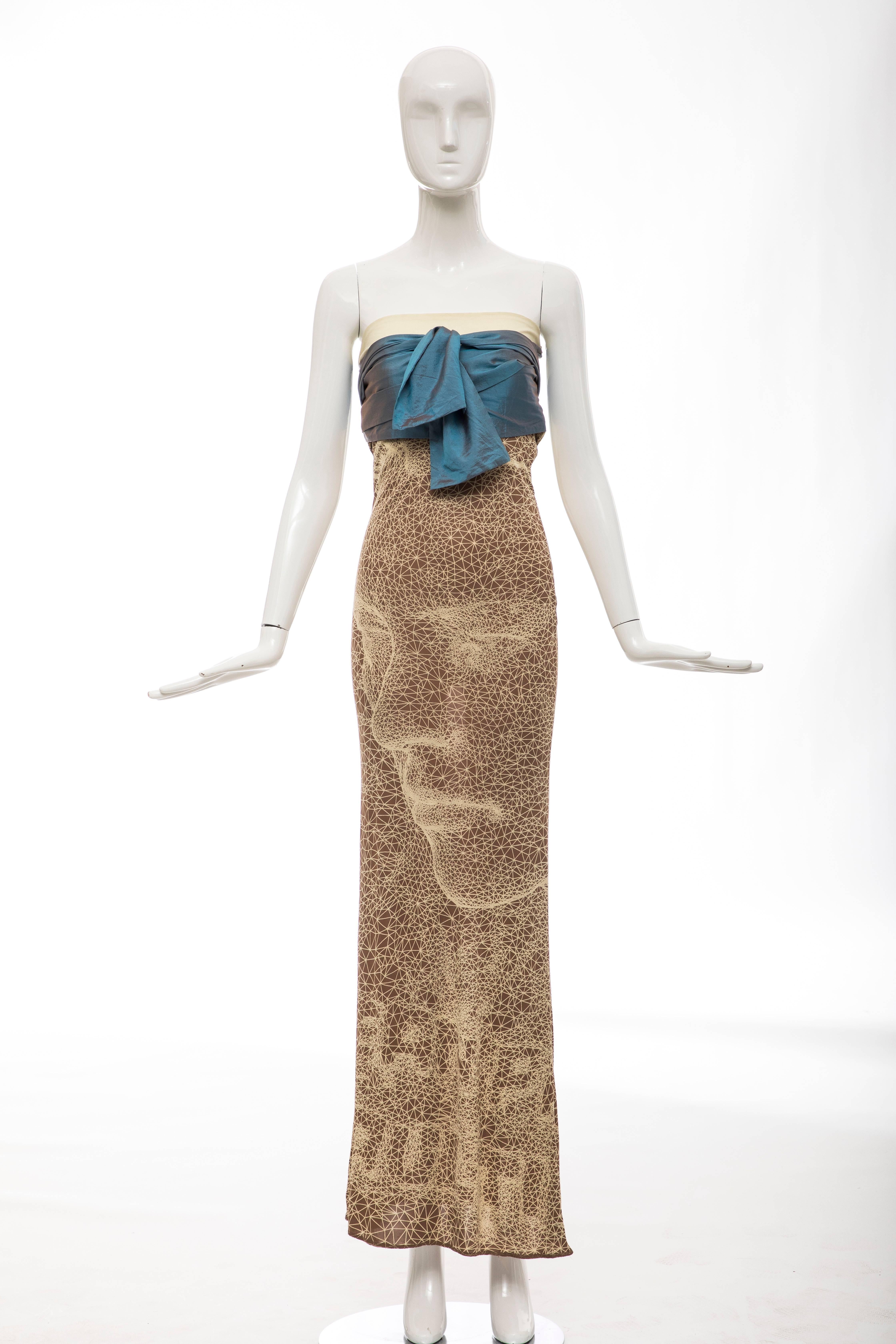 Jean Paul Gaultier, Frühjahr 2001, trägerloses Abendkleid 