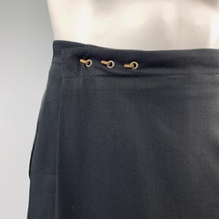 JEAN PAUL GAULTIER Size 30 Wrap Half Skirt Tuxedo Stripe Pants