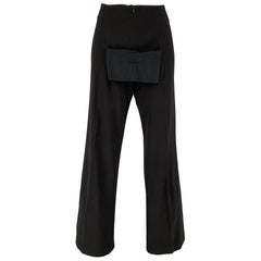 JEAN PAUL GAULTIER Größe 8 Schwarzes Kleid aus Wolle und Polyamide