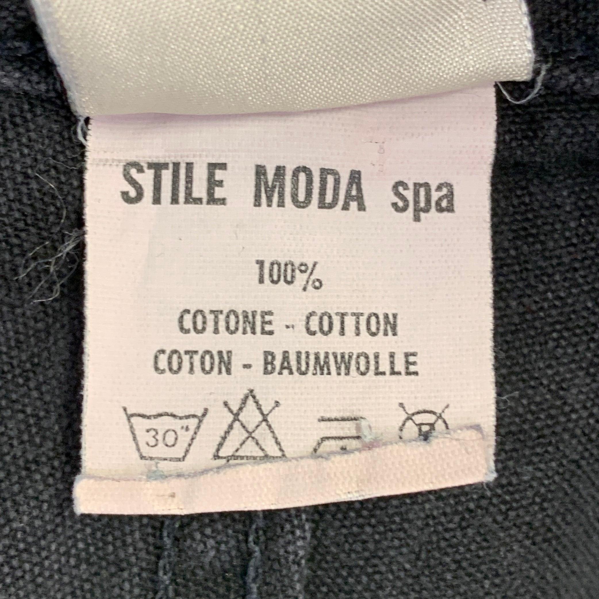 JEAN PAUL GAULTIER Taille L Coton Noir Fuselé Cinq Poches Jeans en vente 2