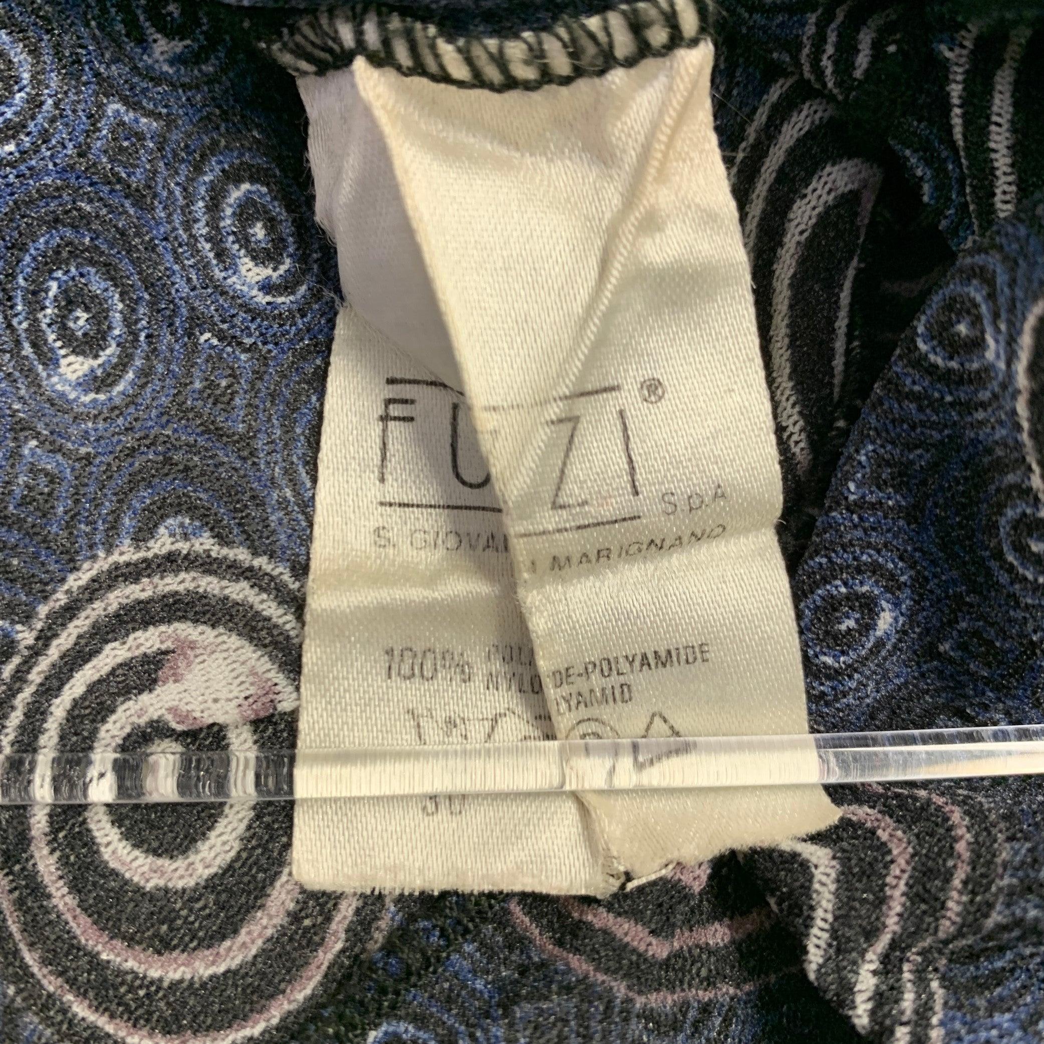 JEAN PAUL GAULTIER Size M Navy Black White Mesh Circles Nylon Pullover For Sale 2