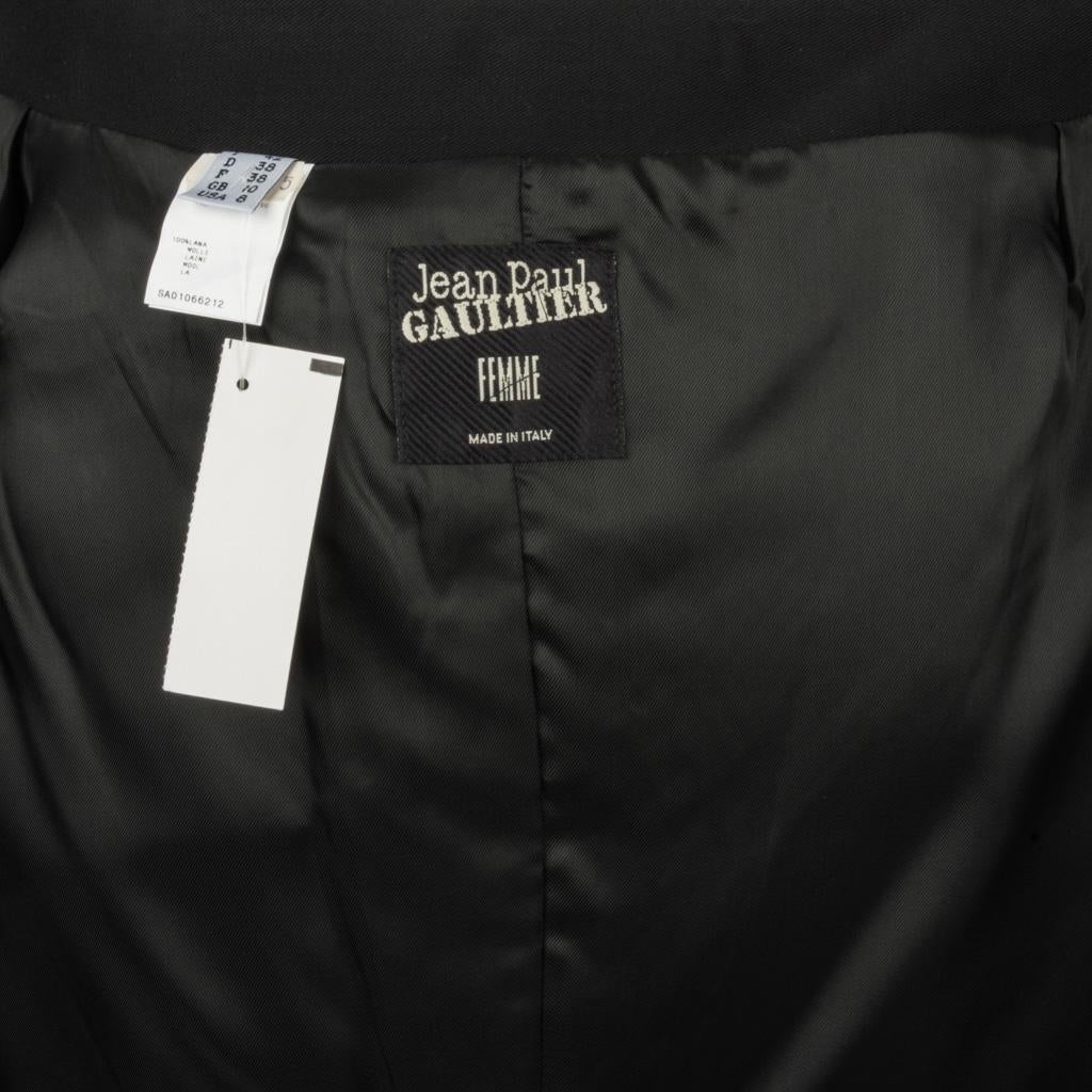 Jean Paul Gaultier Skirt Rear Vent with Peek a Boo Slip 42 / 8  For Sale 2