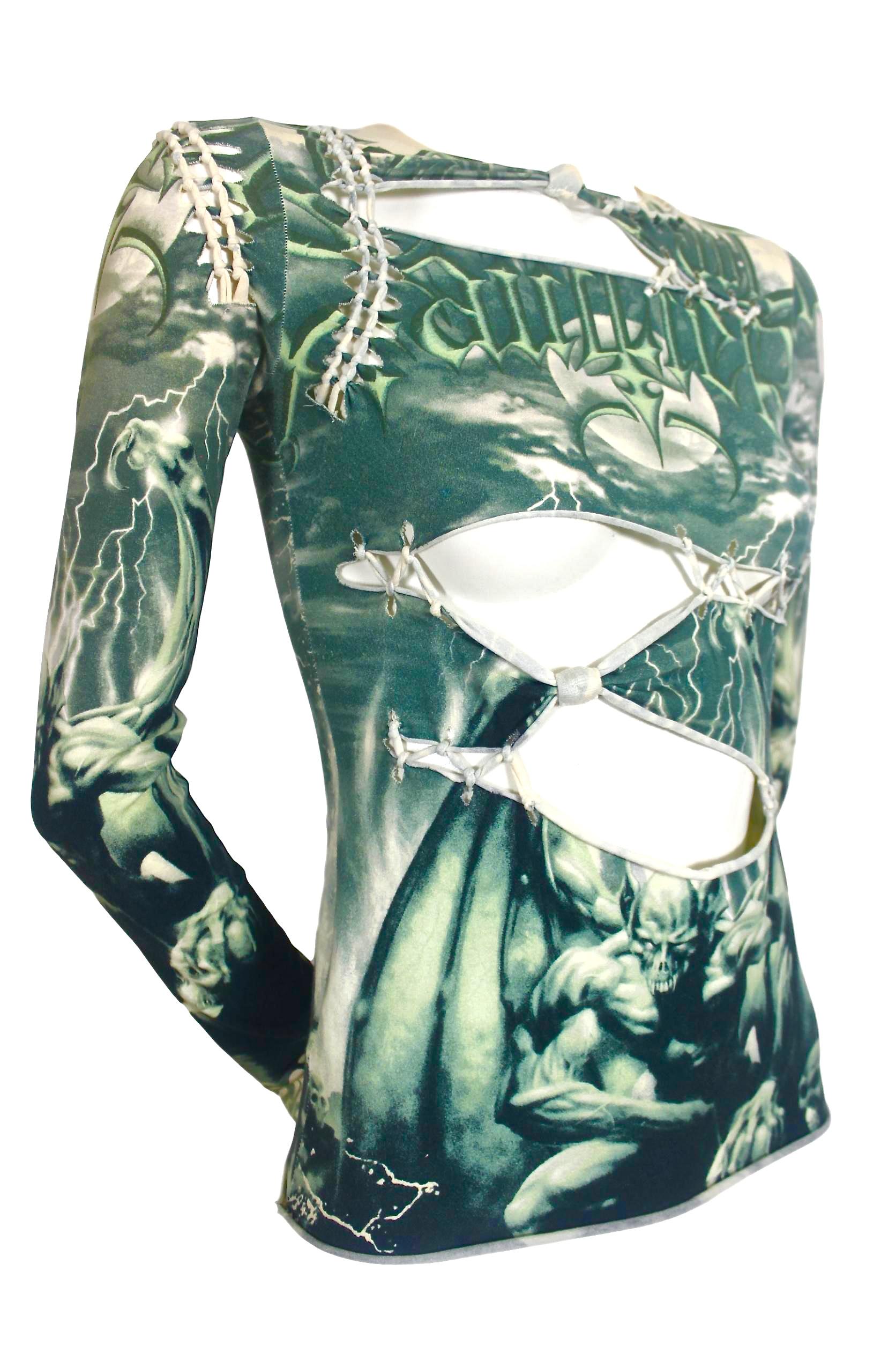gaultier demon print