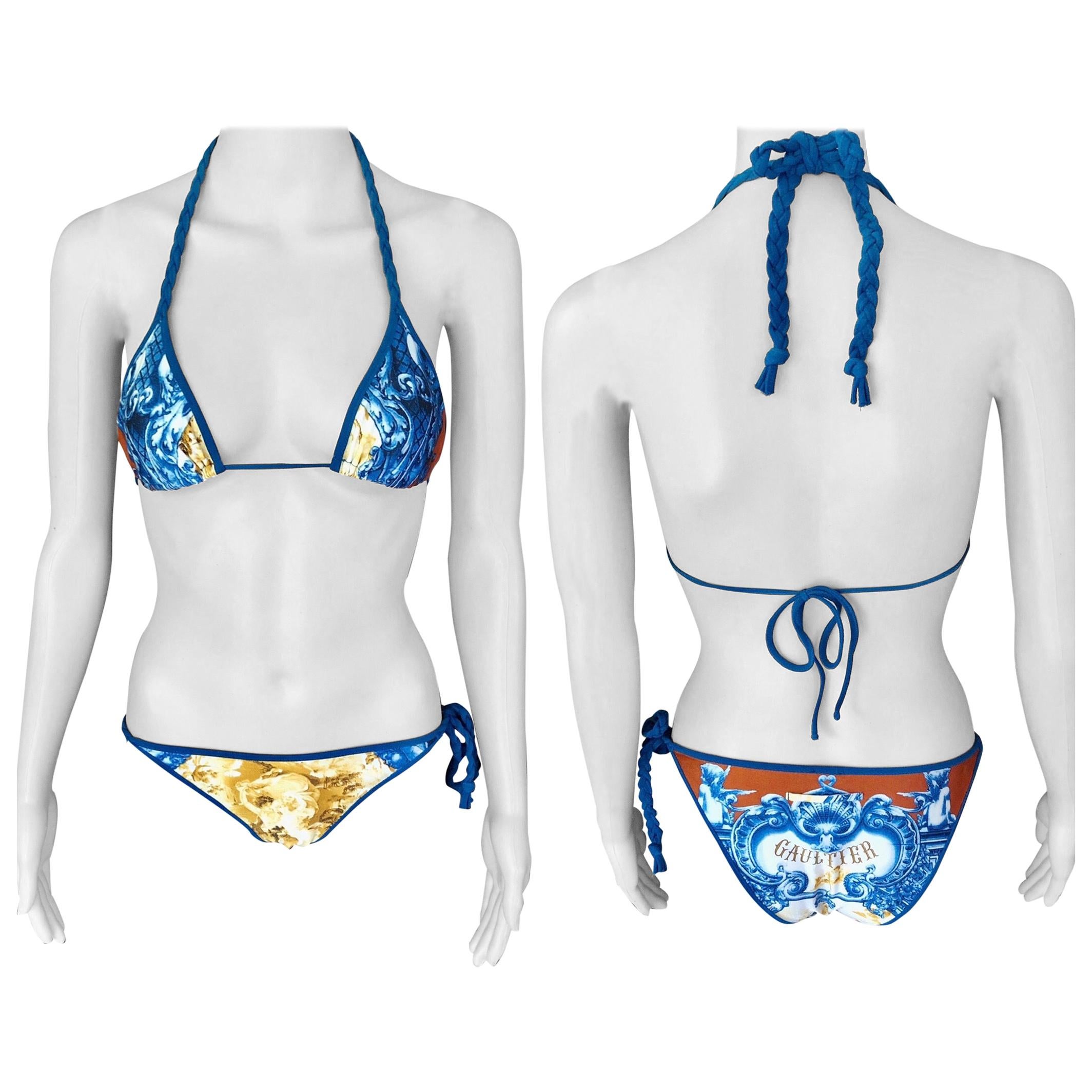 Jean Paul Gaultier Soleil Bikini Swimwear Swimsuit