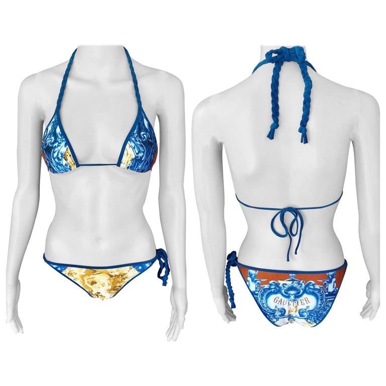 Jean Paul Gaultier Soleil Bikini Swimwear Swimsuit at 1stDibs | jean paul  gaultier bathing suit, jean paul gaultier bikini, jean paul gaultier  swimsuit