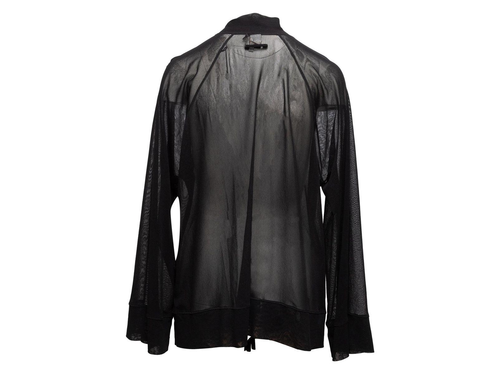 Jean Paul Gaultier Soleil Black Mesh Jacket 1