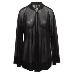 Jean Paul Gaultier Soleil Black Mesh Jacket