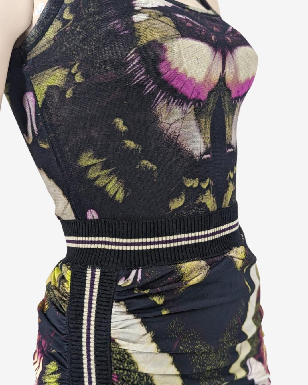 Jean Paul Gaultier Set Farfalla in Rete - Canotta e Gonna in vendita 4