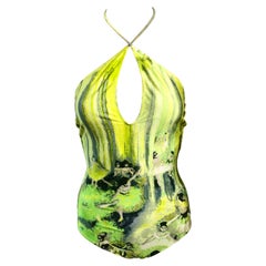 Jean Paul Gaultier Jeans Soleil P/E 2004 Degas Ballet Body Costume da bagno Costume da bagno
