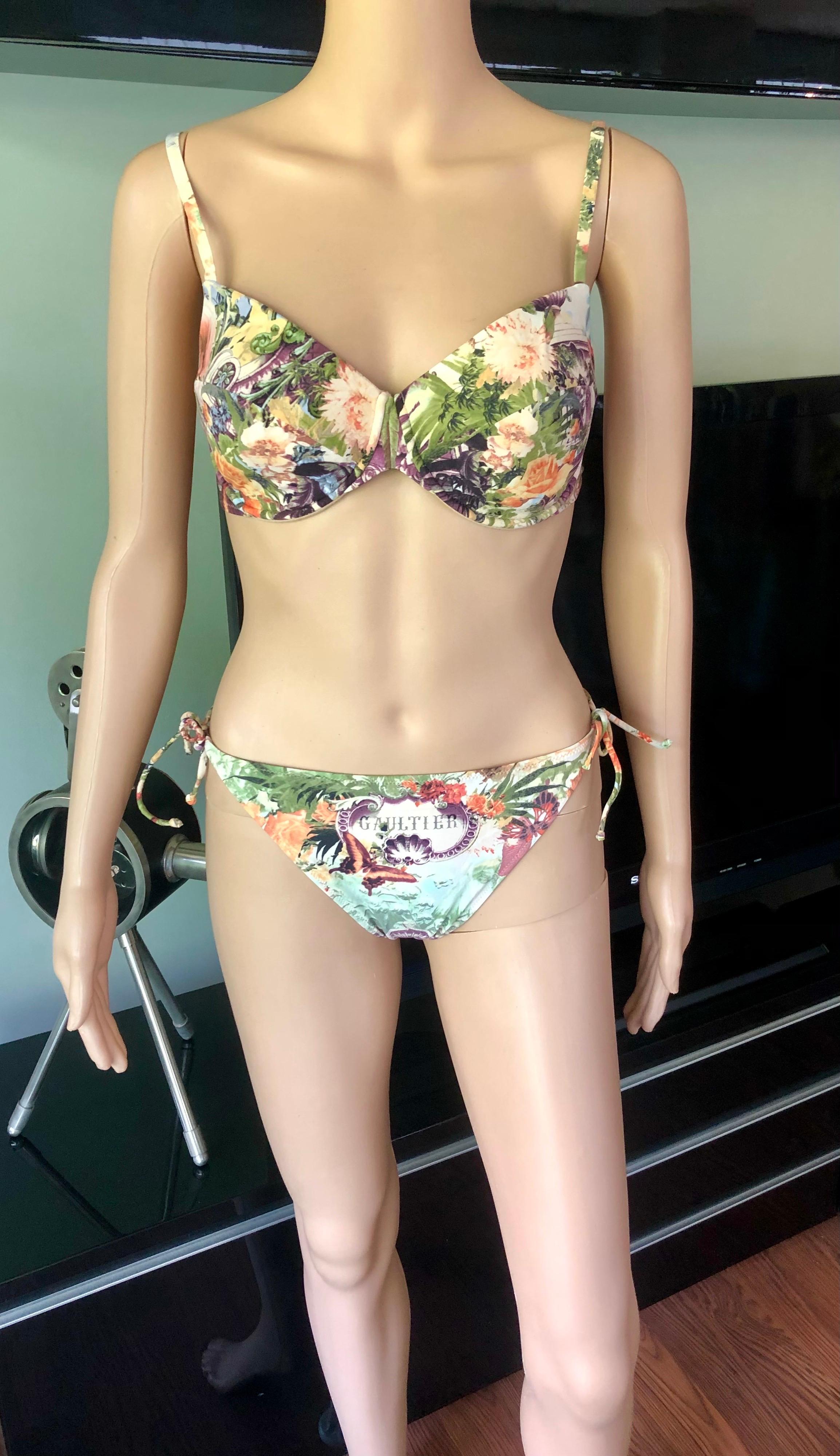 gucci floral bikini