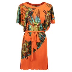 Jean Paul Gaultier Soleil Floral Printed Belted Top Size XS