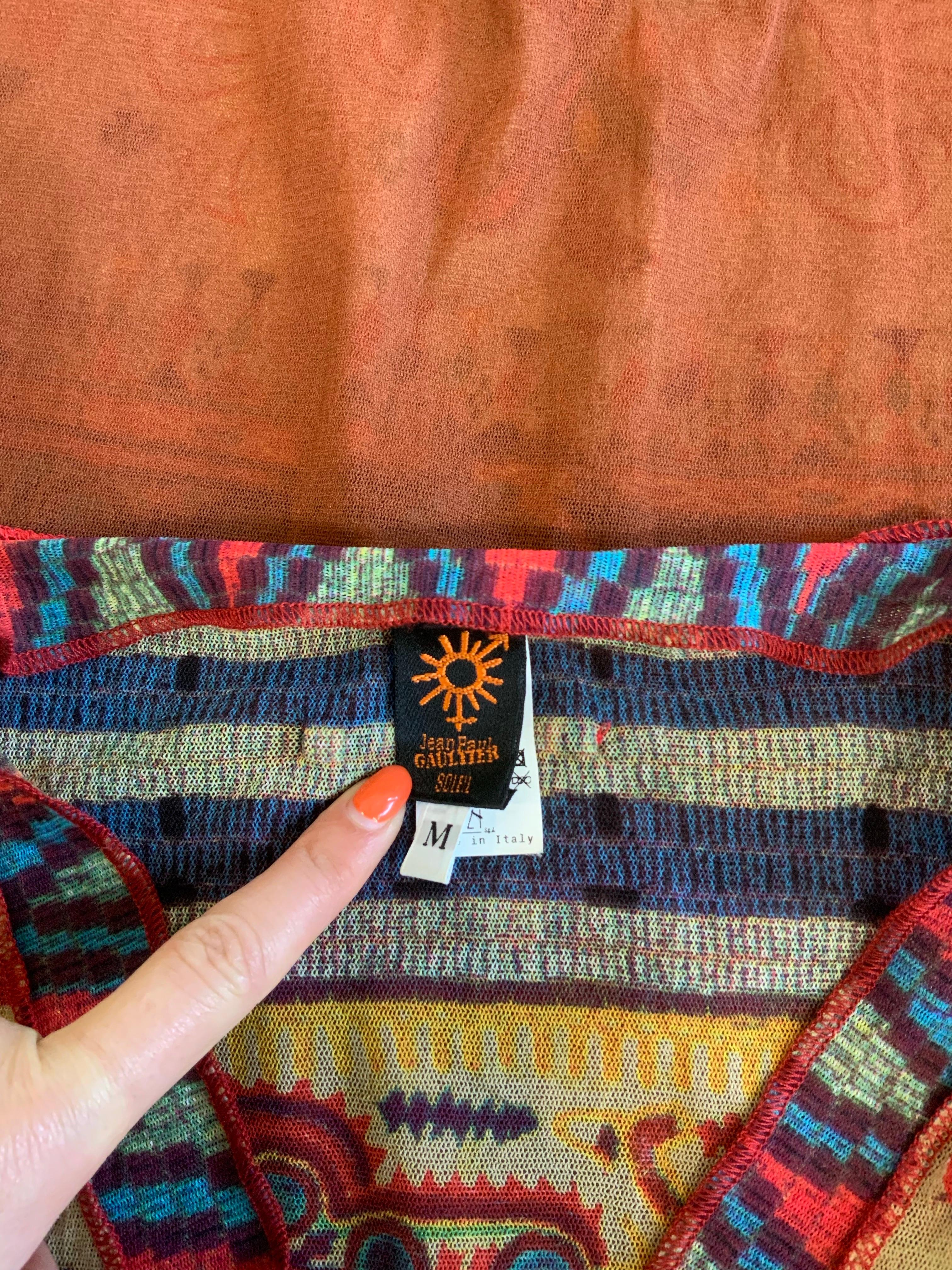 Jean Paul Gaultier Soleil - Top à manches longues en vente 1