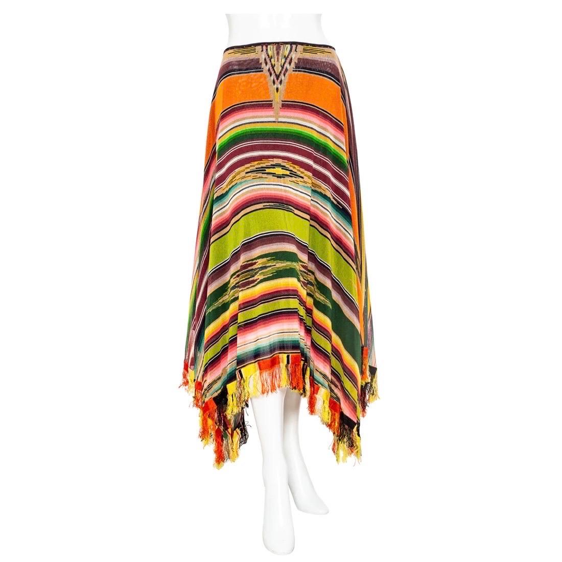 Jean Paul Gaultier Soleil Mesh Poncho and Skirt Set 6