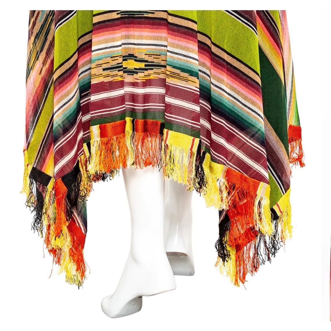 Jean Paul Gaultier Soleil Mesh Poncho and Skirt Set 9