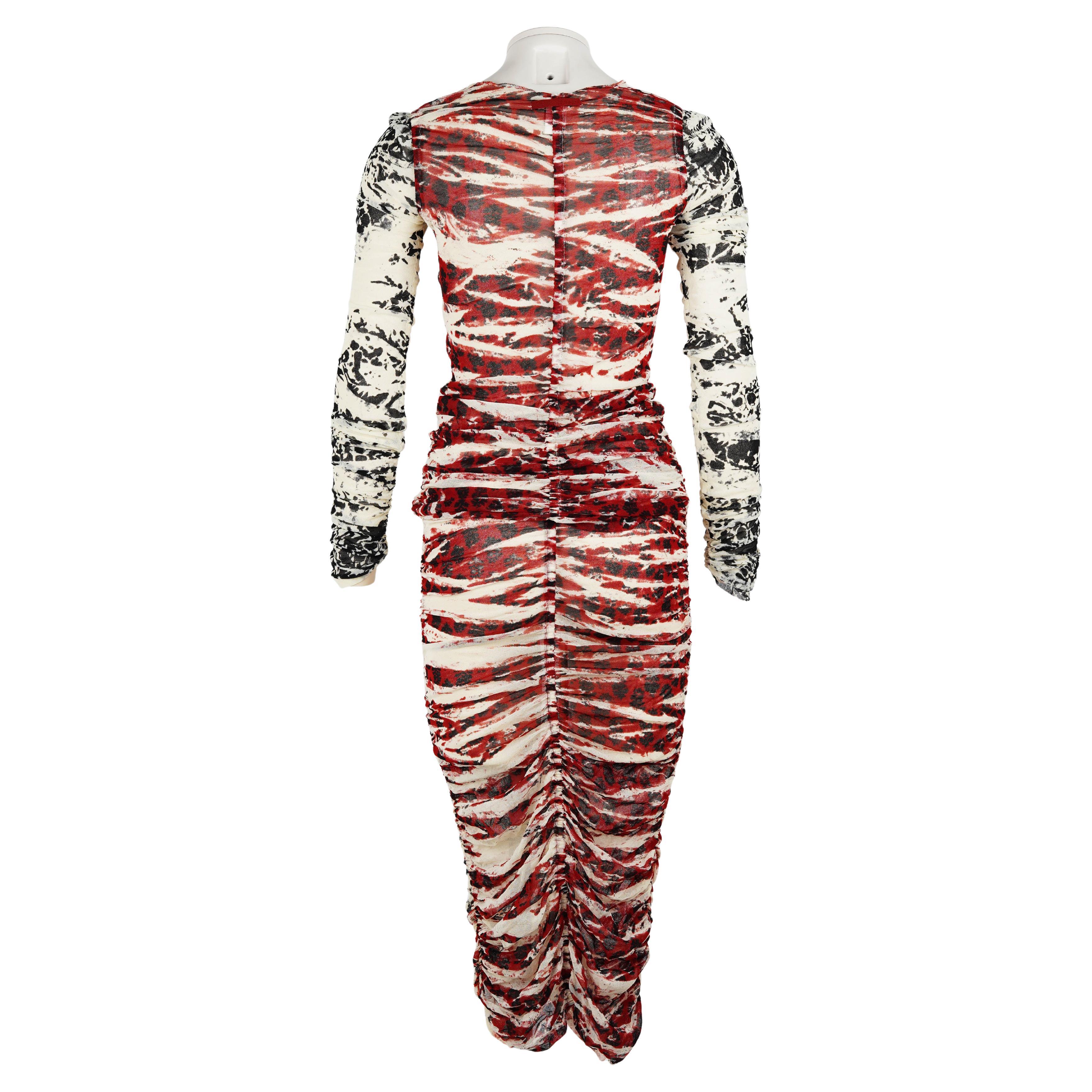 Jean Paul Gaultier Soleil Mesh Zweiteiliges Set - Oberteil & Rock - Made in Italy - Grössen im Angebot 3