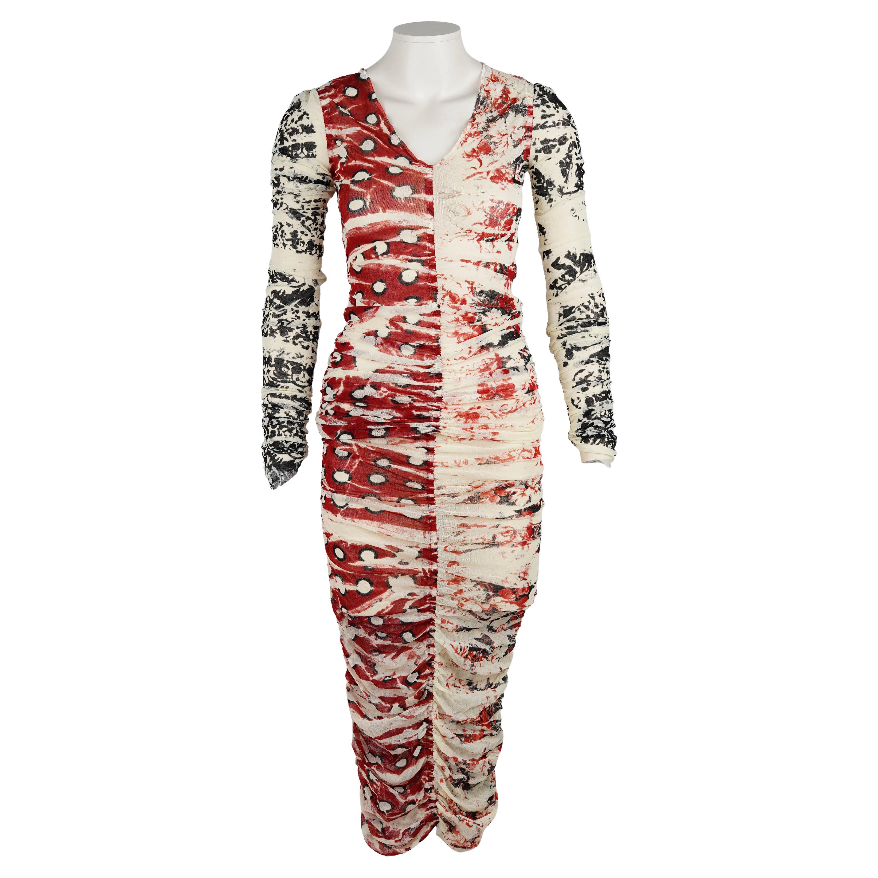 Jean Paul Gaultier Soleil Mesh Zweiteiliges Set - Oberteil & Rock - Made in Italy - Grössen im Angebot