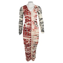 Jean Paul Gaultier Soleil Mesh Zweiteiliges Set - Oberteil & Rock - Made in Italy - Grössen