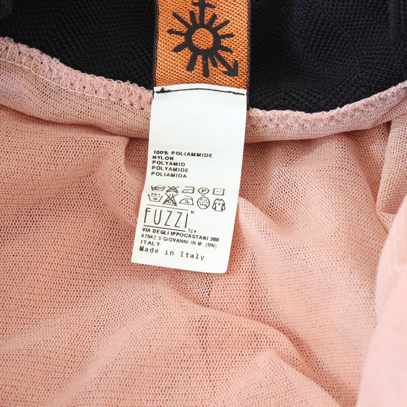 Jean Paul Gaultier Soleil Pink Cocktail Long Dress Fuzzi 2000s For Sale 5