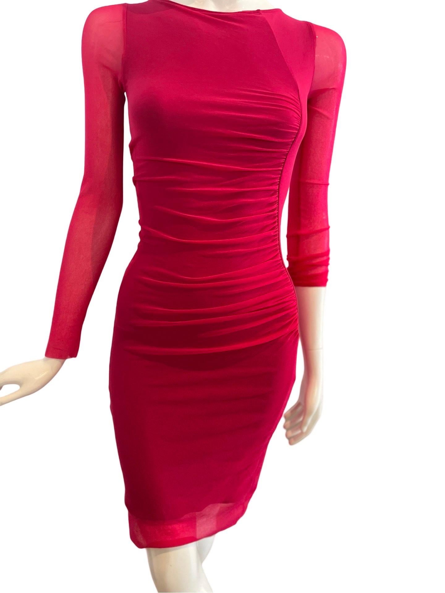 De las mujeres Body de malla rosa Jean Paul Gaultier Soleil en venta