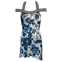 Jean Paul Gaultier - Robe courte à imprimé floral Soleil S/S 2007
