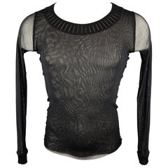 JEAN PAUL GAULTIER SOLEIL Taille M Pull Polimide noir