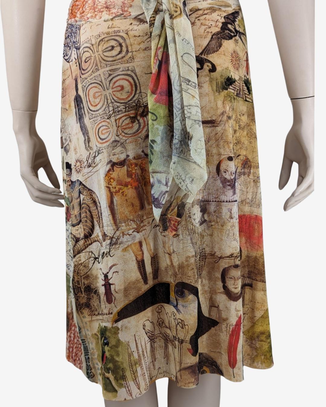 Jean Paul Gaultier Soleil Tribal Mesh Dress For Sale 8