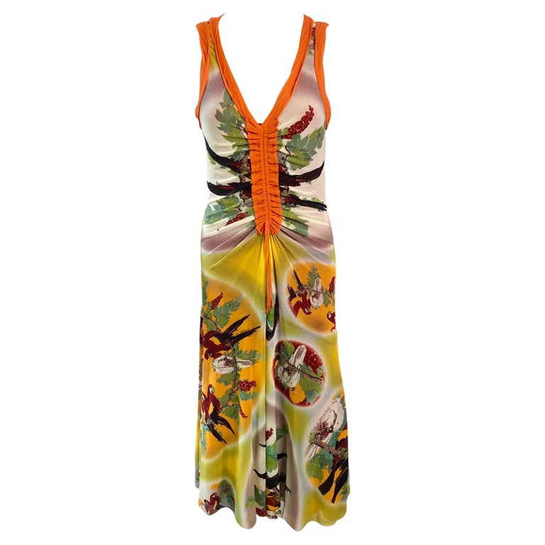 Jean Paul Gaultier Soleil Tropical Print Mesh Maxi Dress For Sale at  1stDibs | jean paul gaultier soleil dress, jean paul gaultier soleil mesh  dress, jean paul gaultier soleil collection