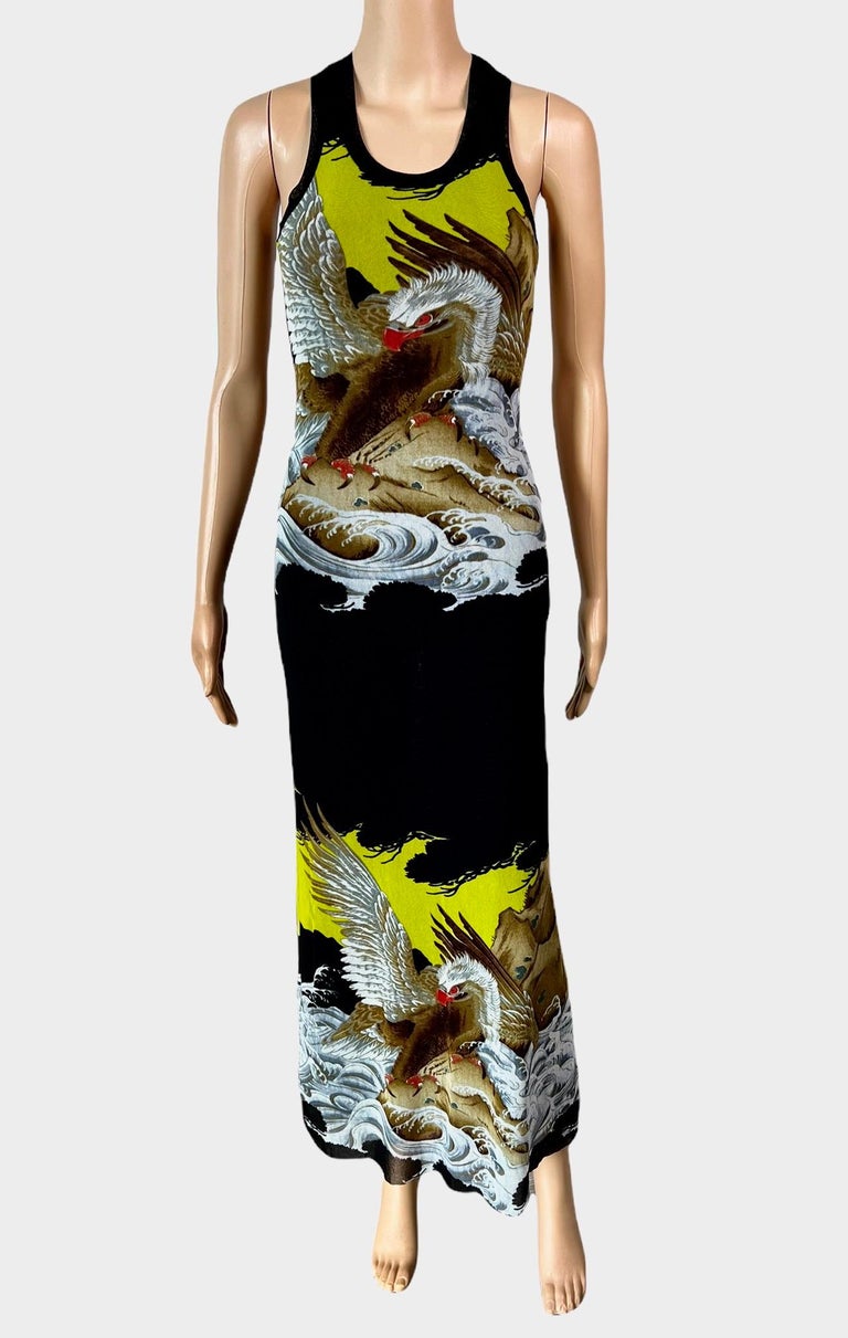 knee length dresses for ladies Jean Paul Gaultier Soleil Koi Fish Mesh Dress – Guzzi Archive