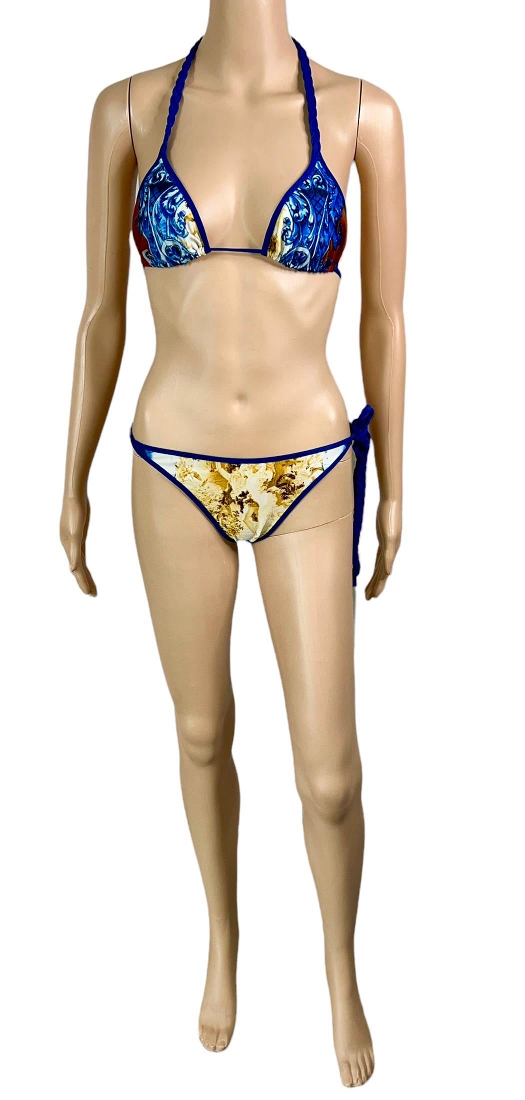 Jean Paul Gaultier Soleil S/S 2008 Vintage Logo Bikini Swimwear Swimsuit 7