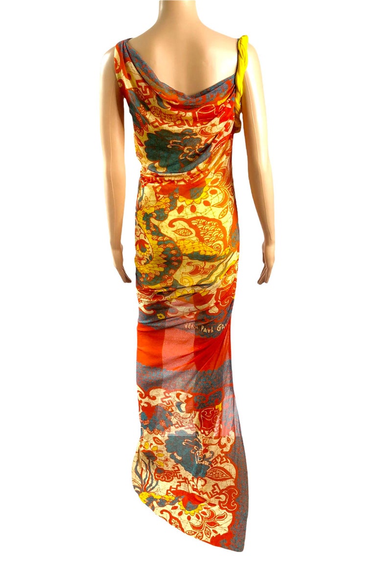 Jean Paul Gaultier Soleil Vintage Logo Sheer Mesh Ruched Maxi Evening Dress For Sale at 1stDibs | jean paul gaultier dress vintage, jean paul gaultier soleil dress, jean paul gaultier vintage dress Jean Paul Gaultier Soleil Vintage Logo Sheer Mesh Ruched Maxi Evening Dress For Sale at 1stDibs | jean paul gaultier dress vintage, jean paul gaultier soleil dress, jean paul gaultier vintage dress