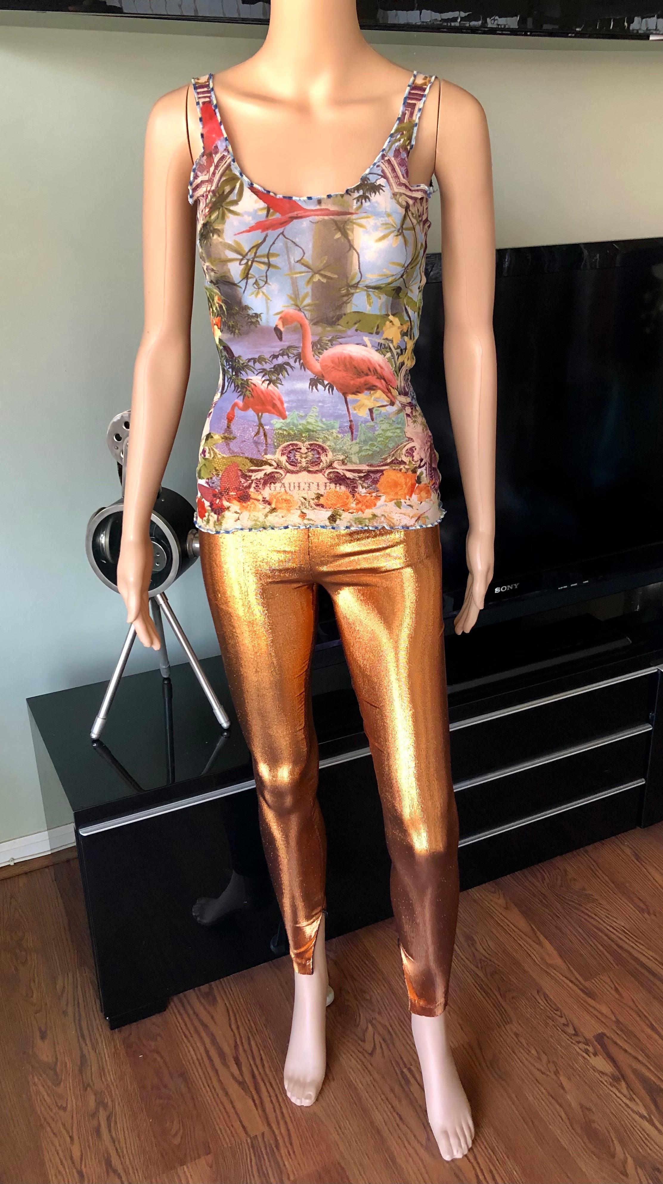 jean paul gaultier flamingo dress