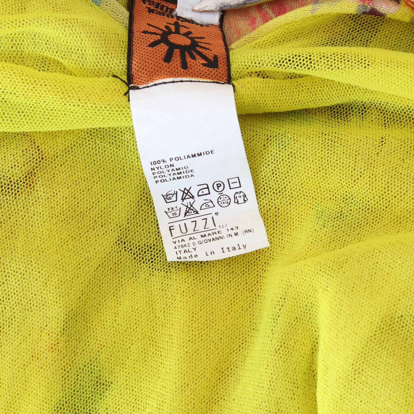 Jean Paul Gaultier Soleil Yellow Floral Bird Cocktail Long Dress Fuzzi 2000s 8